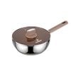 Chảo Inox 304 liền khối phủ Titanium Kalpen Shield