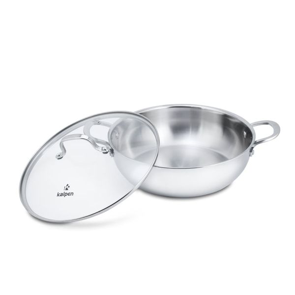 Nồi lẩu Inox 304 liền khối Kalpen KP-8528 28cm