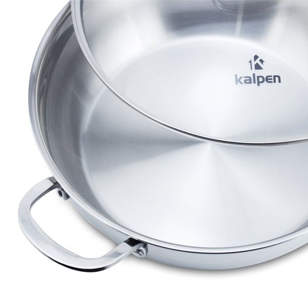 Nồi lẩu Inox 304 liền khối Kalpen KP-8528 28cm