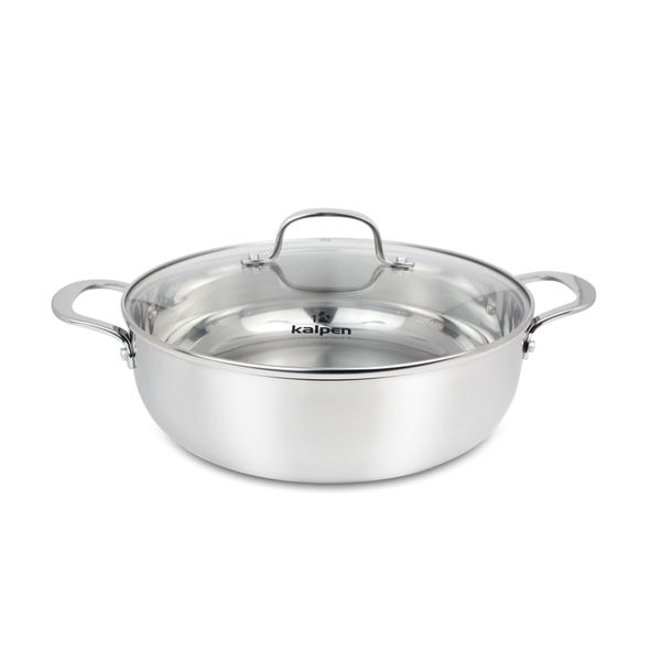 Nồi lẩu Inox 304 liền khối Kalpen KP-8528 28cm