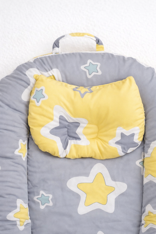 Bộ Nôi Vải Lưu Động & Gối S01043 55X90