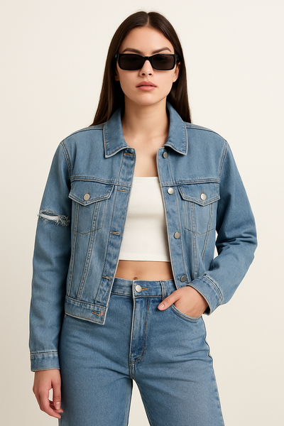 Áo khoác denim nữ Mushroomlee ( Size S )