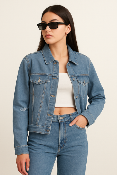 Áo khoác denim nữ Mushroomlee ( Size S )