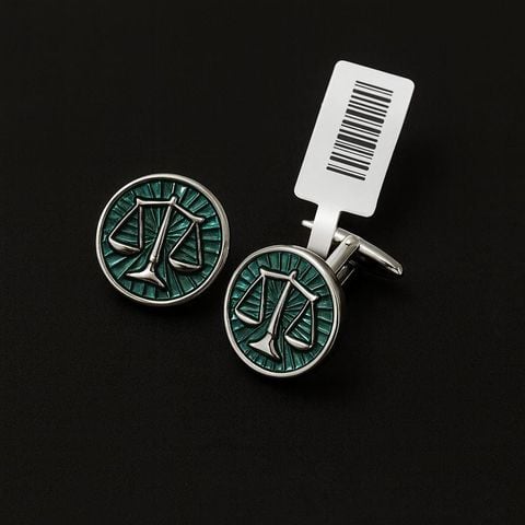 Khuy Măng Set Nam Kya Jewel MS32 ( Xanh Lá )