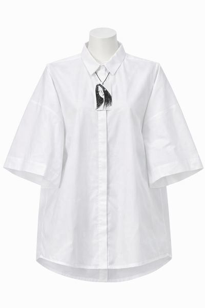 Áo Sơ Mi Nữ Tay Rộng Màu Trắng - MBLO000001S ( Freesize S & M )