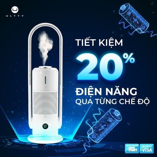 Quạt không cánh lọc không khí tạo ẩm U Ultty SKJ-CR022