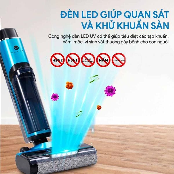 Máy lau nhà hút bụi thông minh ULTTY model SCW18 màu trắng