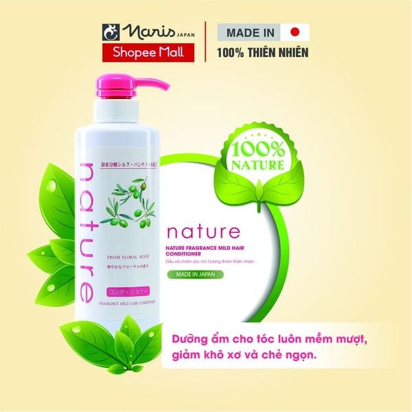 Dầu xả chăm sóc tóc hương thơm thiên nhiên NATURE - HAIR CONDITIONER 500ML