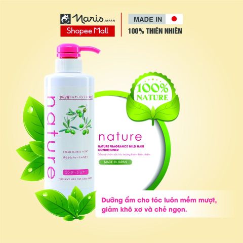 Dầu xả chăm sóc tóc hương thơm thiên nhiên NATURE - HAIR CONDITIONER 500ML