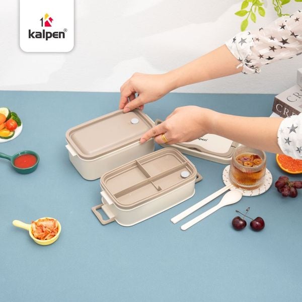 Hộp cơm 2 tầng Inox 304 Kalpen AR10 và AR11