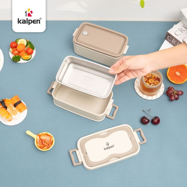 Hộp cơm 2 tầng Inox 304 Kalpen AR10 và AR11