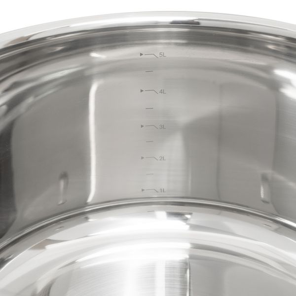 Bộ nồi chảo 5 món Inox 304 liền khối Kalpen Kampfer KF3 16-20-24 chảo 26cm