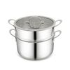 Bộ nồi chảo 5 món Inox 304 liền khối Kalpen Kampfer KF3 16-20-24 chảo 26cm