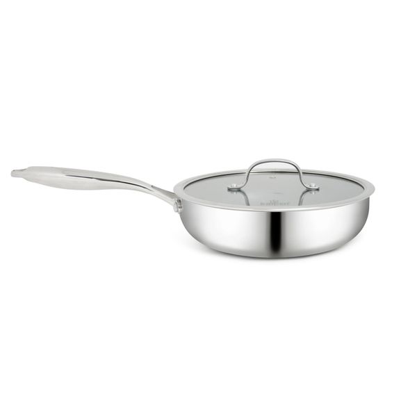 Bộ nồi chảo 5 món Inox 304 liền khối Kalpen Kampfer KF3 16-20-24 chảo 26cm