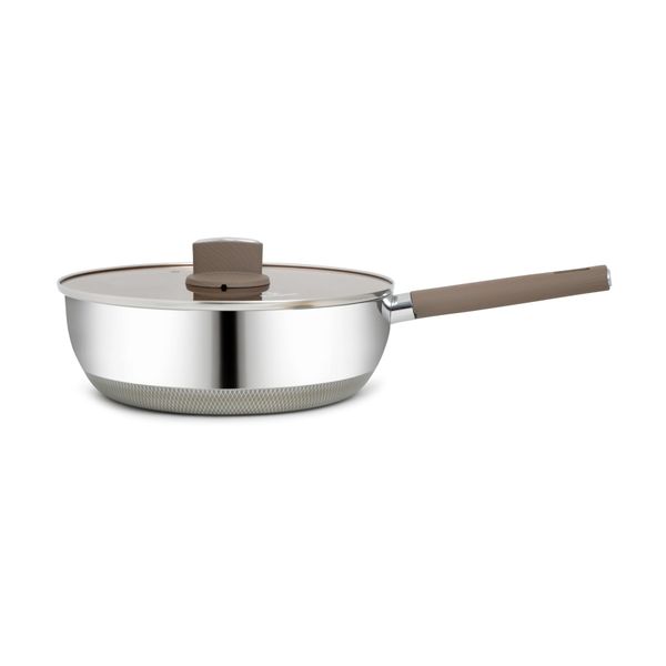 Chảo Inox 304 liền khối phủ Titanium Kalpen Shield