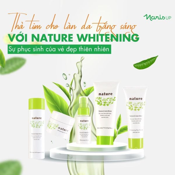 Nước Dưỡng Da Naris Nature Loại Bỏ Tế Bào Chết 2in1 200ml Whitening All Purpose Lotion