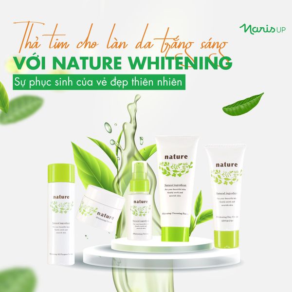 Serum Naris Nature Dưỡng Sáng Da 30ml Whitening Serum