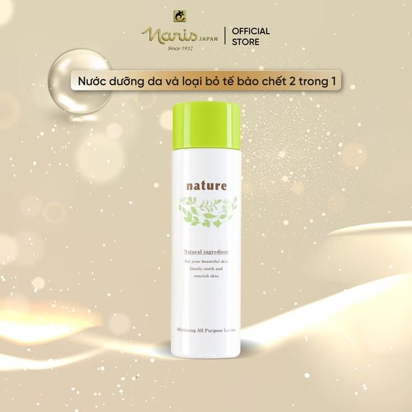 Nước Dưỡng Da Naris Nature Loại Bỏ Tế Bào Chết 2in1 200ml Whitening All Purpose Lotion