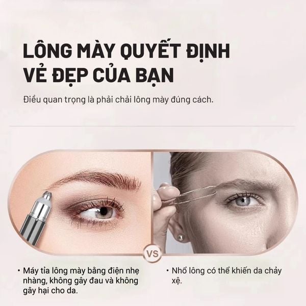 Máy tỉa lông mày - lông mũi Hyundai