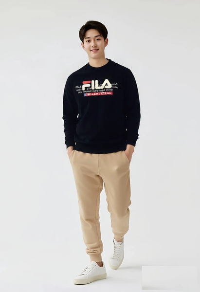 Áo Nỉ Thời Trang Unisex Fila Hertage Logo PO FS2POD3795X ( Size M )