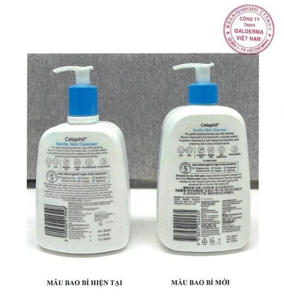 Sữa rửa mặt dịu lành cho da nhạy cảm Cetaphil Gentle Skin Cleanser