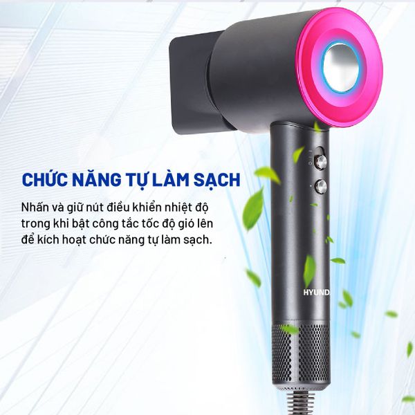 Máy sấy tóc Hyundai Đen