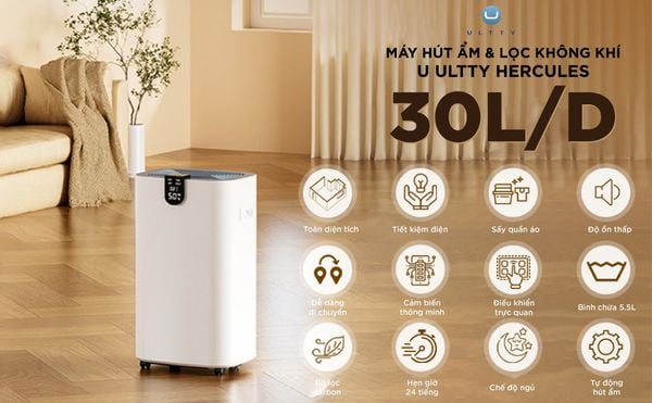 Máy hút ẩm và lọc không khí U Ultty Hercules