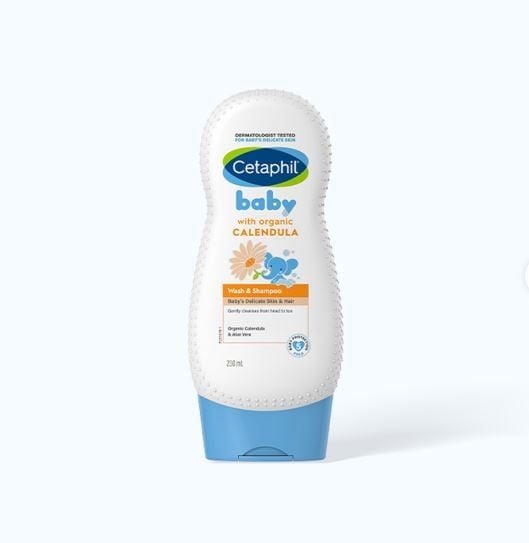 Sữa tắm gội dịu lành cho bé CETAPHIL BABY WASH & SHAMPOO WITH ORGANIC CALENDULA