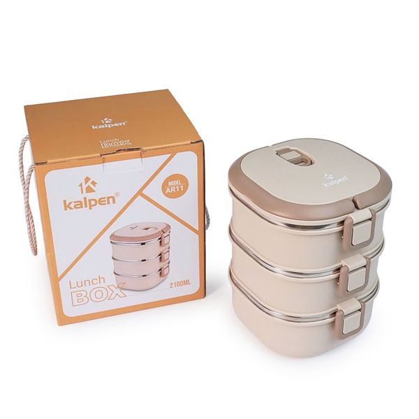 Hộp cơm 2 tầng Inox 304 Kalpen AR10 và AR11