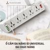 Ổ Cắm Điện Đa Năng LDNIO SC10610 10 Chấu 05 Cổng USB-A 01 Cổng Type-C