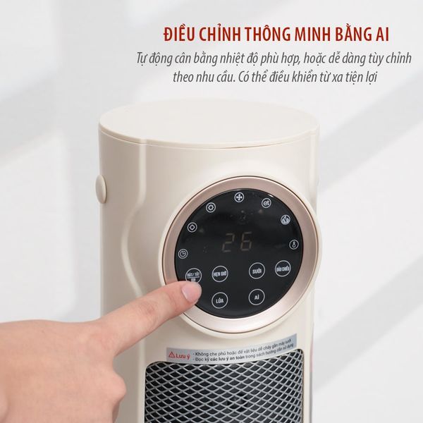 Máy Sưởi Gốm PTC Kalpen E10 Công Suất 2200W