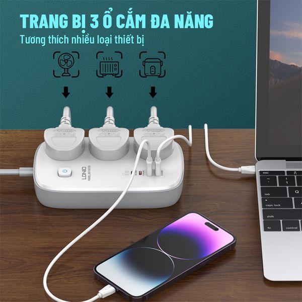 Ổ Cắm Điện Đa Năng LDNIO ( Nhiều Mẫu )