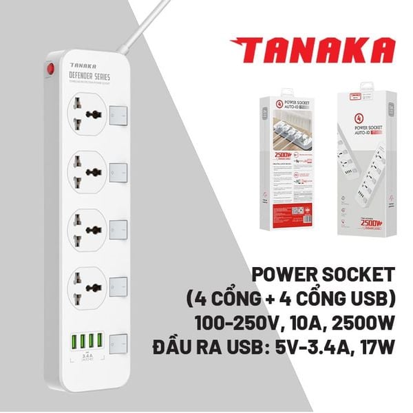 Ổ Cắm Điện Đa Năng Tanaka ( Nhiều Mẫu )