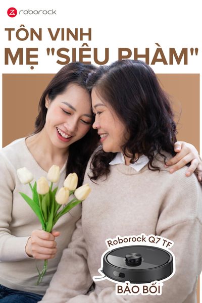 Roborock Q7 TF Đen - Robot Hút Bụi Lau Nhà Thông Minh