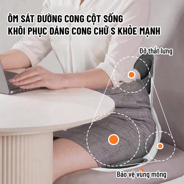 Ghế Chỉnh Dáng Ngồi Cánh Bướm Công Thái Học