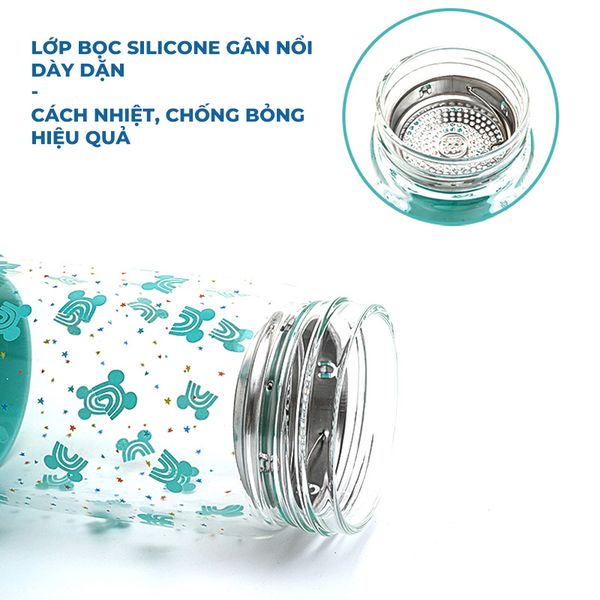 Bình nước thủy tinh 460ml - HM8073