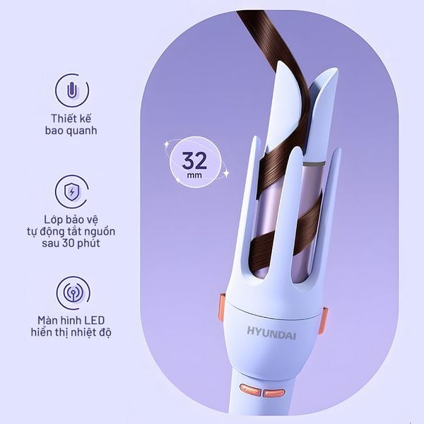 Máy uốn tóc tự động Hyundai