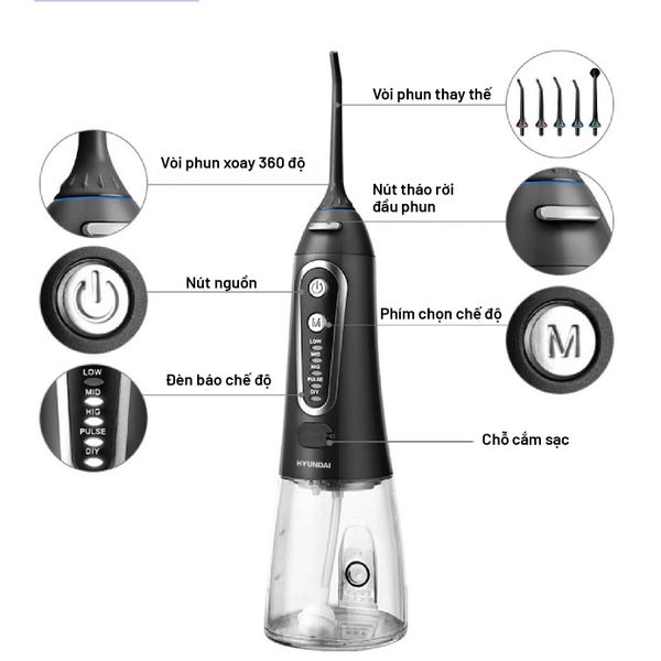 Máy Tăm nước Hyundai