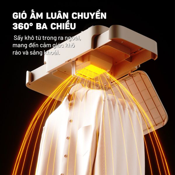 máy sấy quần áo gấp gọn PHDZ-25