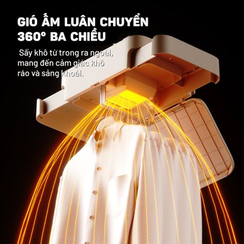 máy sấy quần áo gấp gọn PHDZ-25