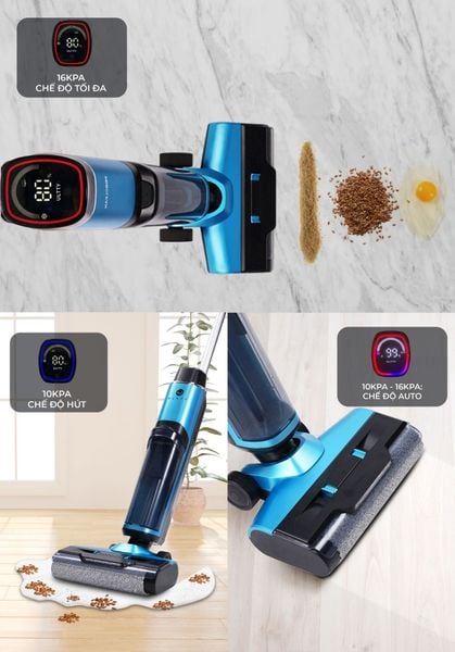 Máy lau nhà hút bụi thông minh ULTTY model SCW18 màu trắng