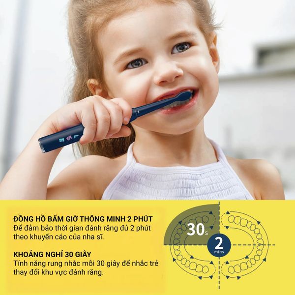 Bàn Chải Điện Seago Cho Bé SG2303 ( Nhiều Màu Sắc )