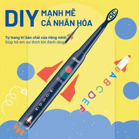 Bàn Chải Điện Seago Cho Bé SG2303 ( Nhiều Màu Sắc )