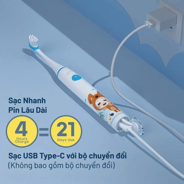 Bàn Chải Điện Seago Cho Bé SG-567 ( Nhiều Màu Sắc )