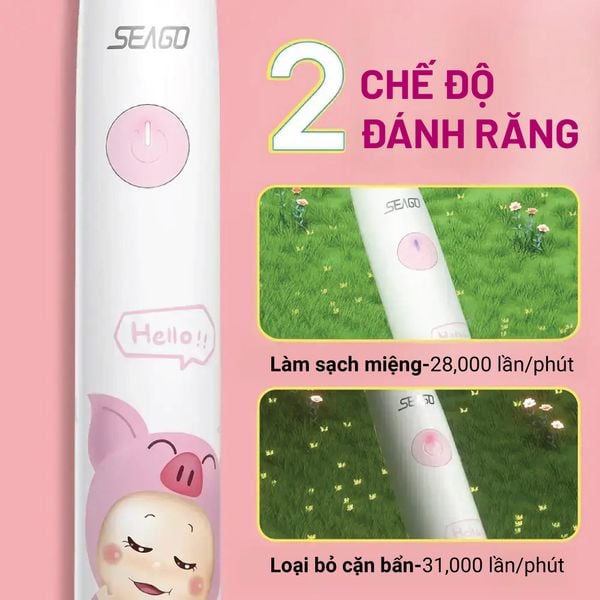 Bàn Chải Điện Seago Cho Bé SG-567 ( Nhiều Màu Sắc )