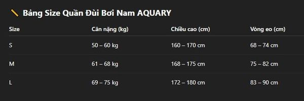 Quần Bơi Nam Pattern Swim Short Aquary ( Nhiều Màu - Họa Tiết Ngẫu Nhiên )