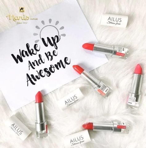 Son Lì Naris Mịn Môi Ailus StressFree Lipstick