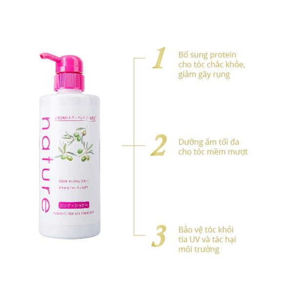 Dầu xả chăm sóc tóc hương thơm thiên nhiên NATURE - HAIR CONDITIONER 500ML