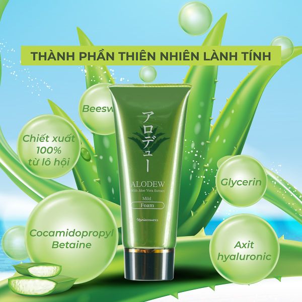 Sữa Rửa Mặt Và Tẩy Trang Naris Alodew Ex Mild Foam 100G