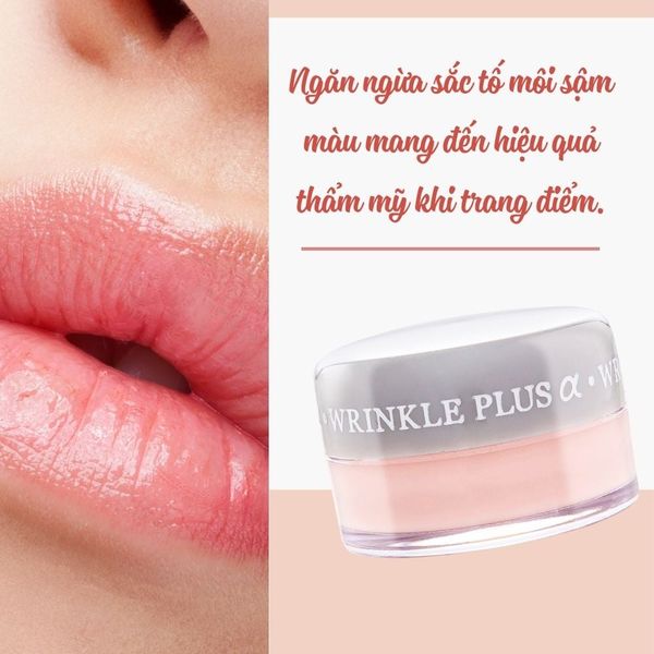 Lót Dưỡng Môi Wrinkle Plus Alpha – Clear Lip Base (10g)